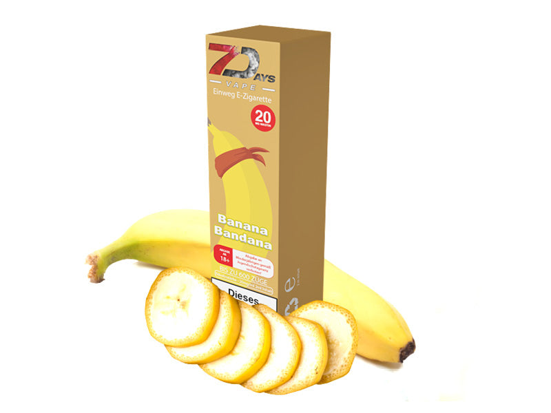 7Days Vape E-Shisha - Banana Bandana