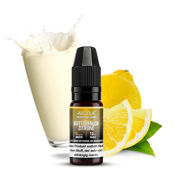 Avoria Nikotinsalz Liquid 10ml Buttermilch-Zitrone im Großhandel günstig kaufen