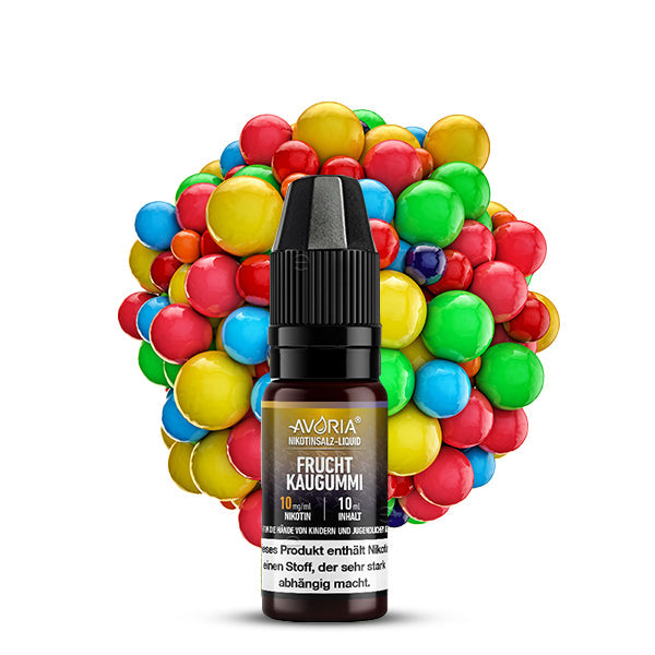 Avoria Nikotinsalz Liquid 10ml Fruchtkaugummi im Großhandel günstig kaufen