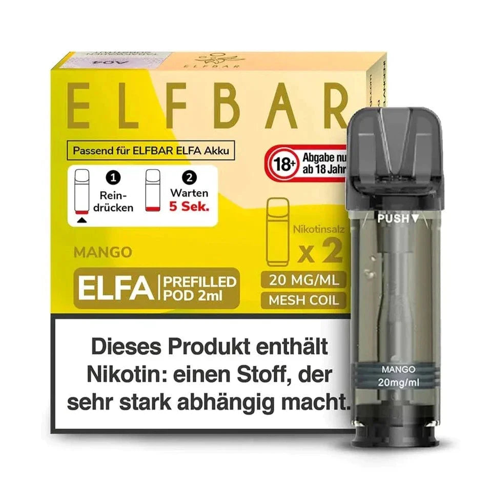 Elf Bar ELFA Prefilled Pods Mango im Großhandel günstig kaufen