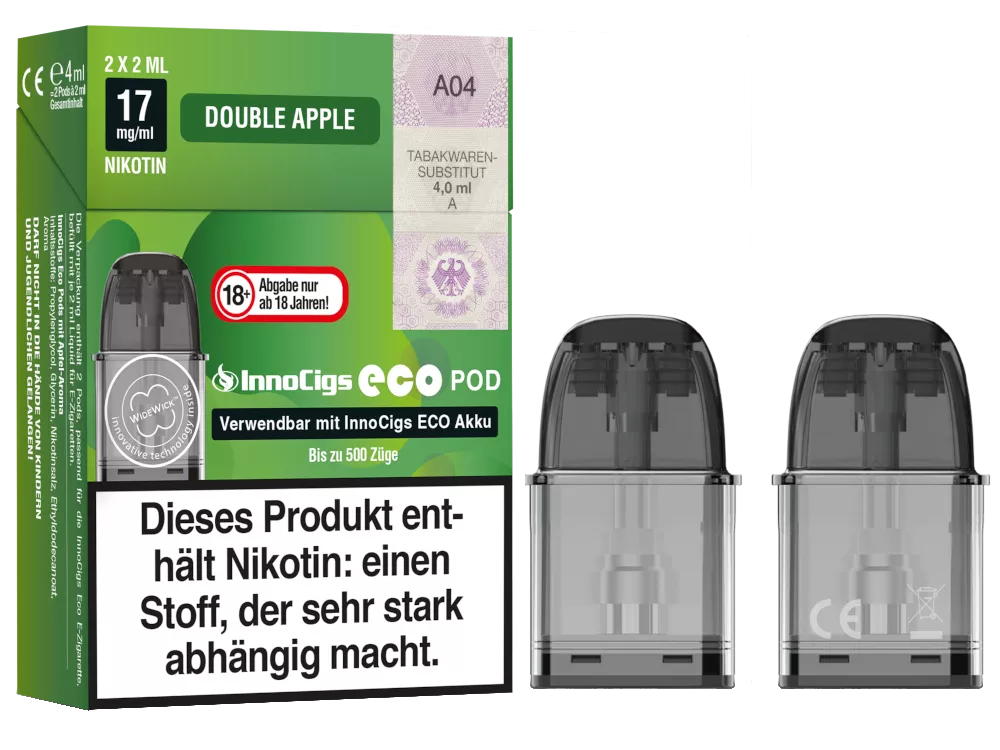 InnoCigs Eco Pods Double Apple im Großhandel günstig kaufen