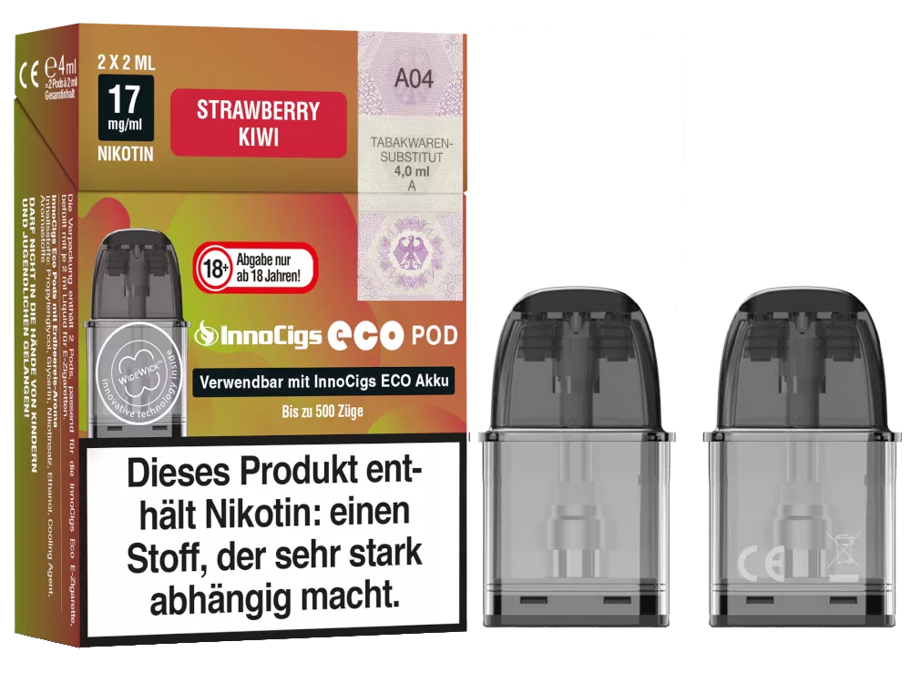 InnoCigs Eco Pods Strawberry Kiwi im Großhandel günstig kaufen