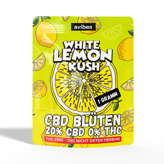 white lemon kush cbd blüten