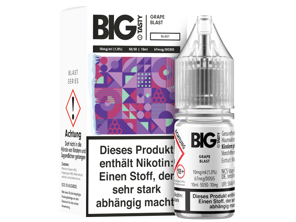 Big Tasty - Blast Series - Grape Blast - Nikotinsalz Liquid