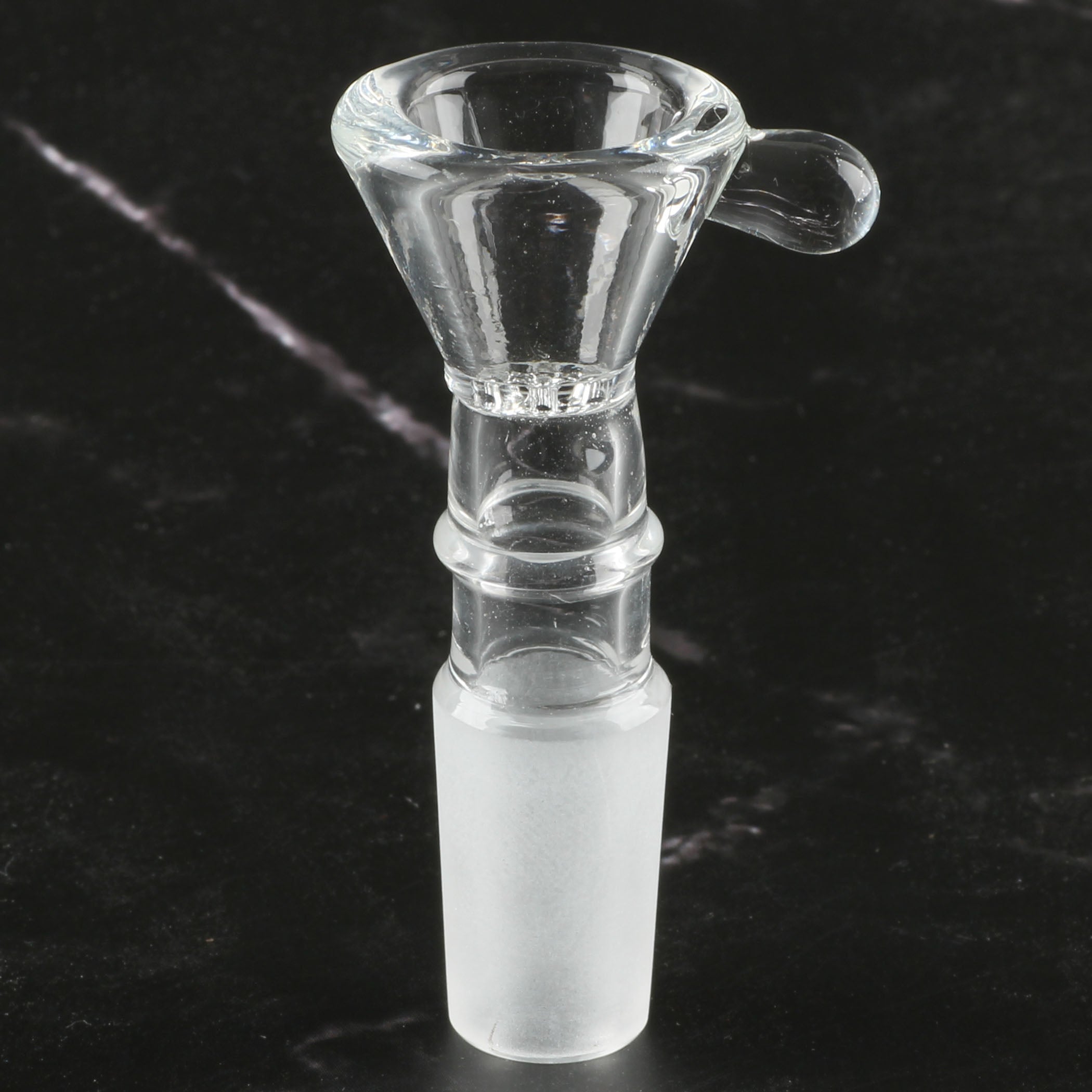 Bong-Kopf Glas-Kopf Flutschkopf Easy mit Sieb und Griff 18.8mm Schliff