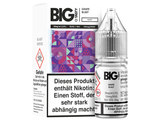 Big Tasty - Blast Series - Grape Blast - Nikotinsalz Liquid