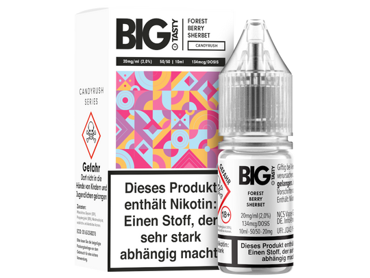 Big Tasty - Candyrush Series - Forest Berry Sherbet - Nikotinsalz Liquid