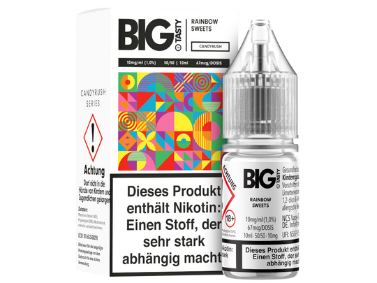 Big Tasty - Candyrush Series - Rainbow Sweets - Nikotinsalz Liquid