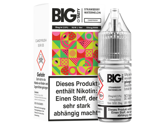 Big Tasty - Candyrush Series - Strawberry Watermelon - Nikotinsalz Liquid