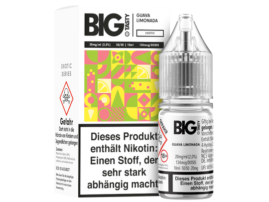 Big Tasty - Exotic Series - Guava Limonada - Nikotinsalz Liquid