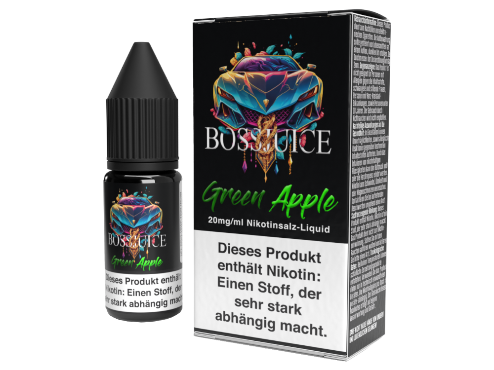 Boss Juice - Green Apple - Nikotinsalz Liquid