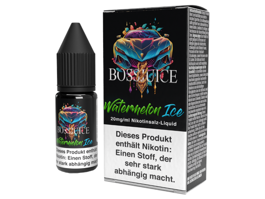 Boss Juice - Watermelon Ice - Nikotinsalz Liquid