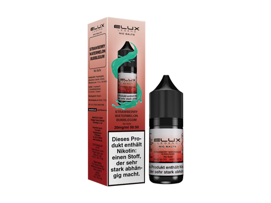 Elux - Nikotinsalz Liquid  - Strawberry Watermelon Bubblegum