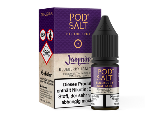 Pod Salt Fusion - Blueberry Jam Tart - Nikotinsalz Liquid