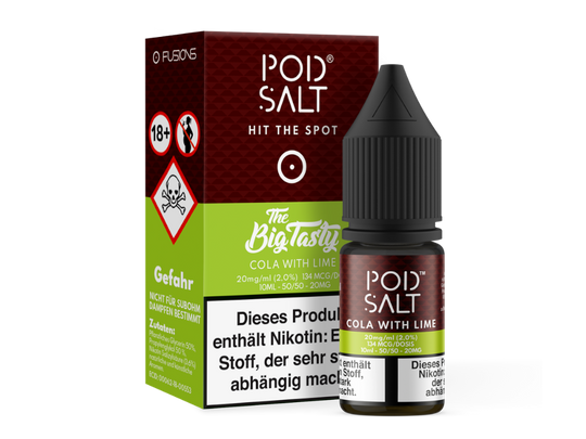 Pod Salt Fusion - Cola with Lime - Nikotinsalz Liquid