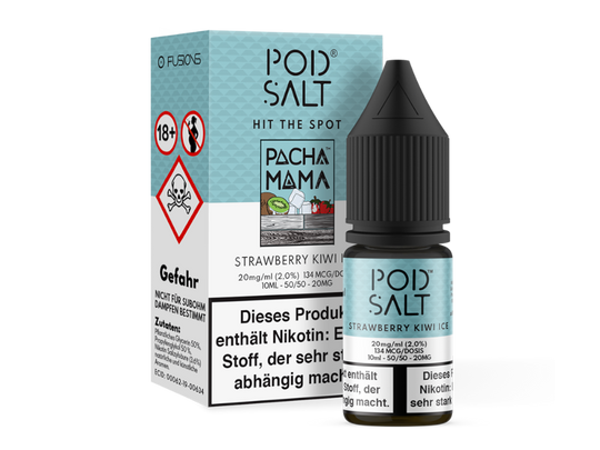 Pod Salt Fusion - Strawberry Kiwi Ice - Nikotinsalz Liquid