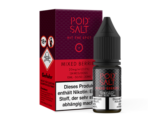 Pod Salt - Mixed Berries - Nikotinsalz Liquid