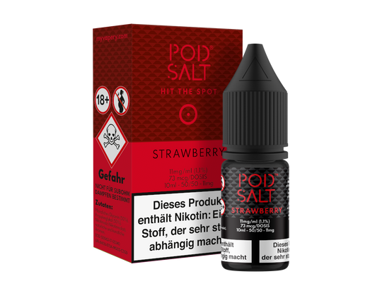 Pod Salt - Strawberry - Nikotinsalz Liquid