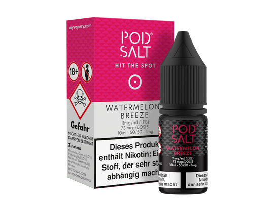 Pod Salt - Watermelon Breeze - Nikotinsalz Liquid