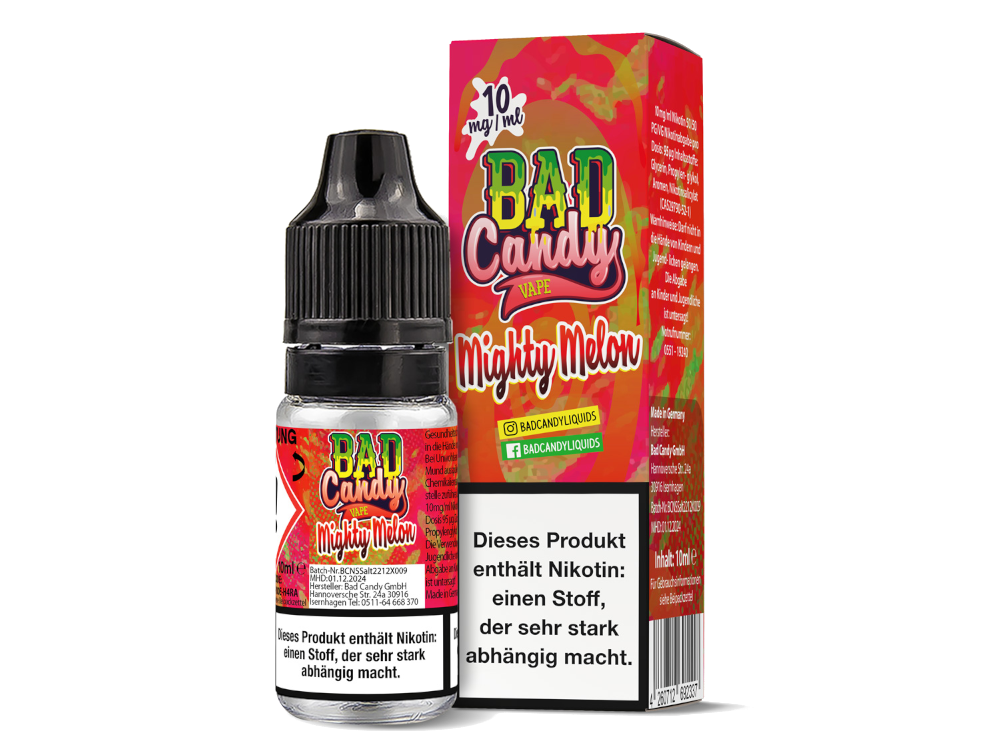 Bad Candy - Mighty Melon - Nikotinsalz Liquid