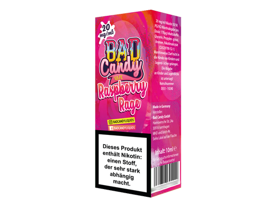 Bad Candy - Raspberry Rage - Nikotinsalz Liquid