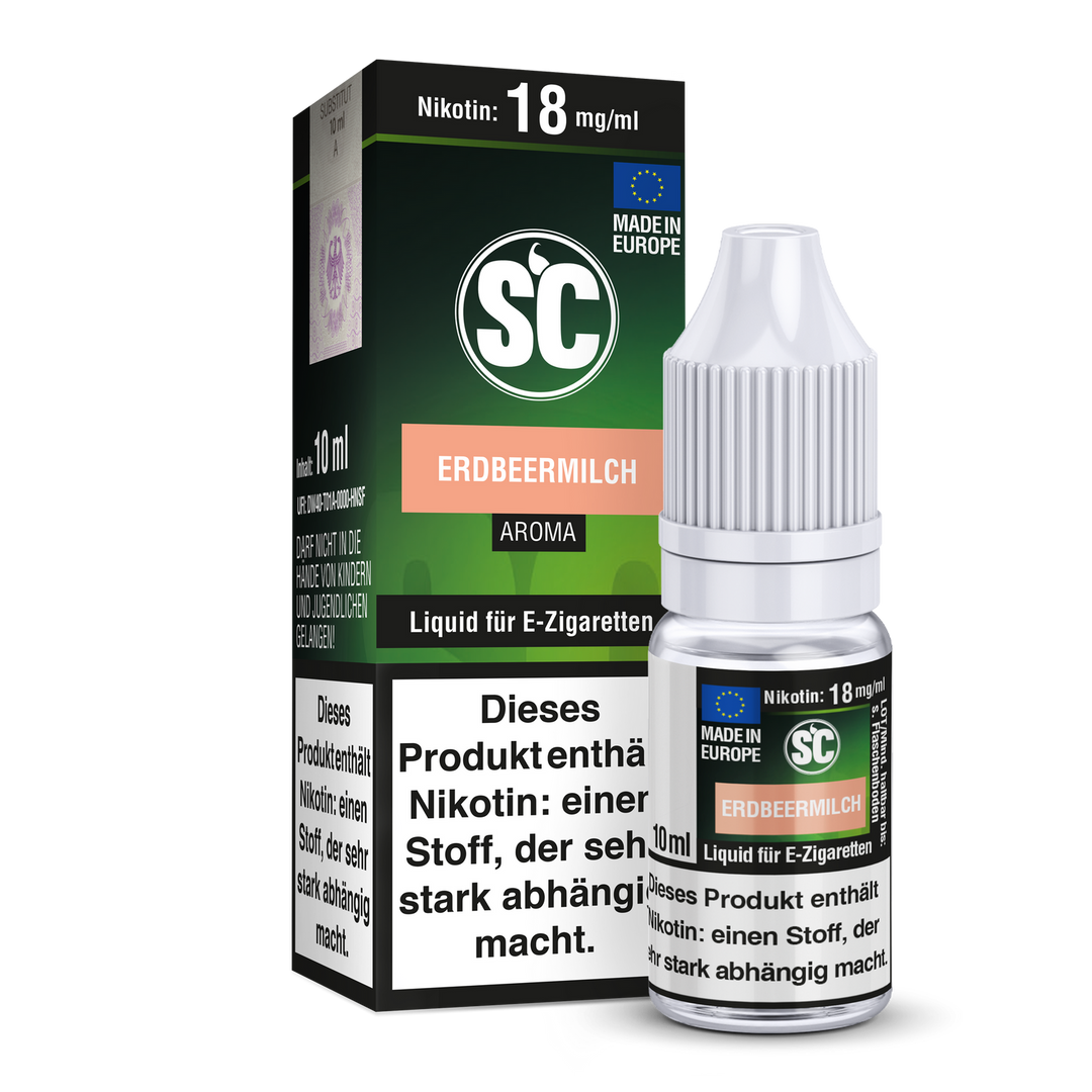 SC - Erdbeermilch E-Zigaretten Liquid