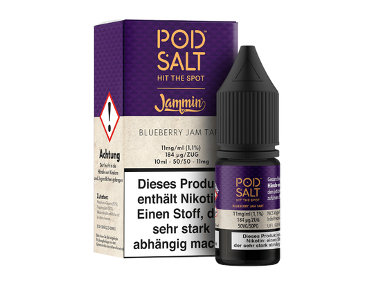 Pod Salt Fusion - Blueberry Jam Tart - Nikotinsalz Liquid