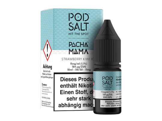 Pod Salt Fusion - Strawberry Kiwi Ice - Nikotinsalz Liquid