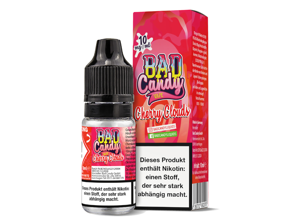 Bad Candy - Cherry Cloud - Nikotinsalz Liquid