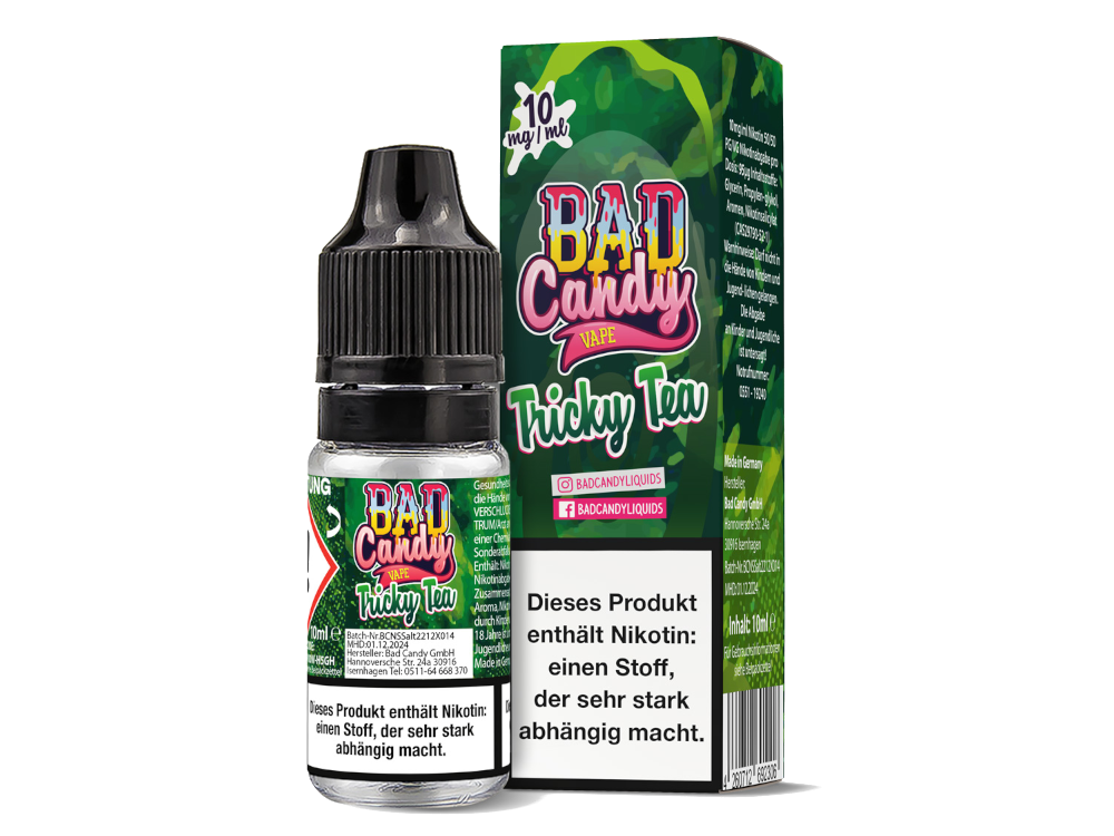 Bad Candy - Tricky Tea - Nikotinsalz Liquid