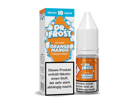 Dr. Frost - Ice Cold - Nikotinsalz Liquid - Orange Mango