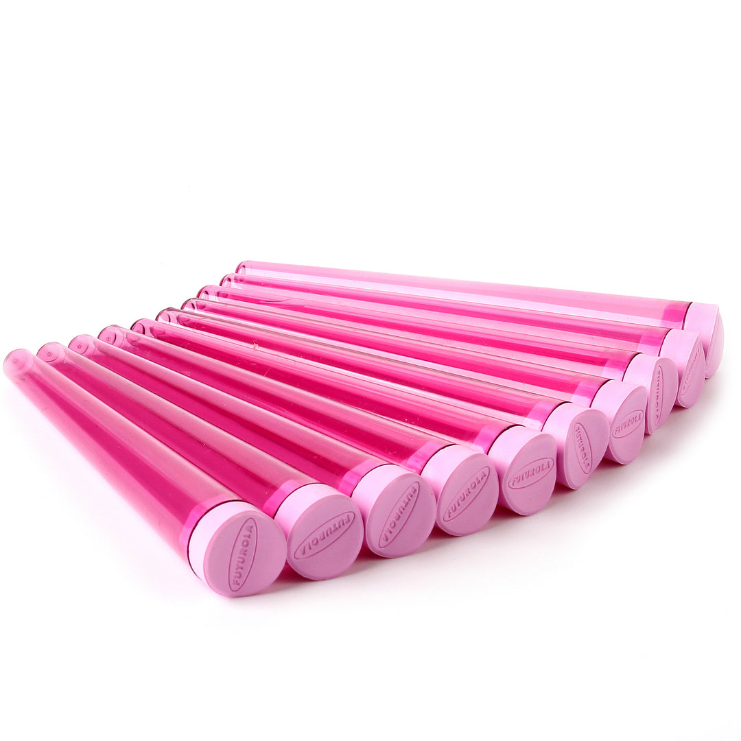 10 x Futurola Joint Hüllen Case J Tube Hülsen in Pink Rosa 5