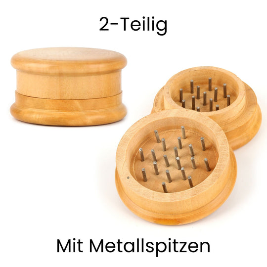 grinder 2 teilig joint hüllen tubes holz pappe avibes set 5