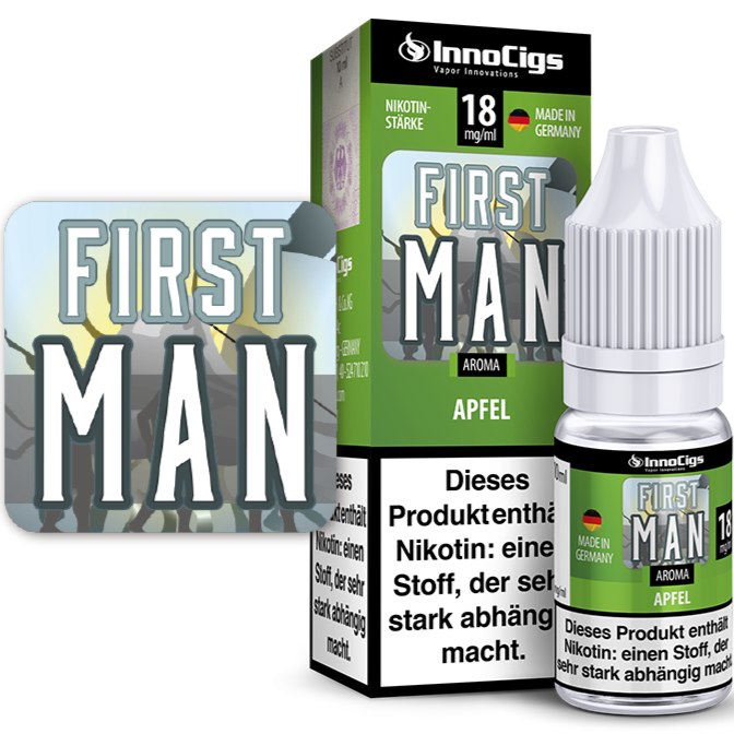 First Man Apfel Aroma von InnoCigs 10ml Liquid Großhandel