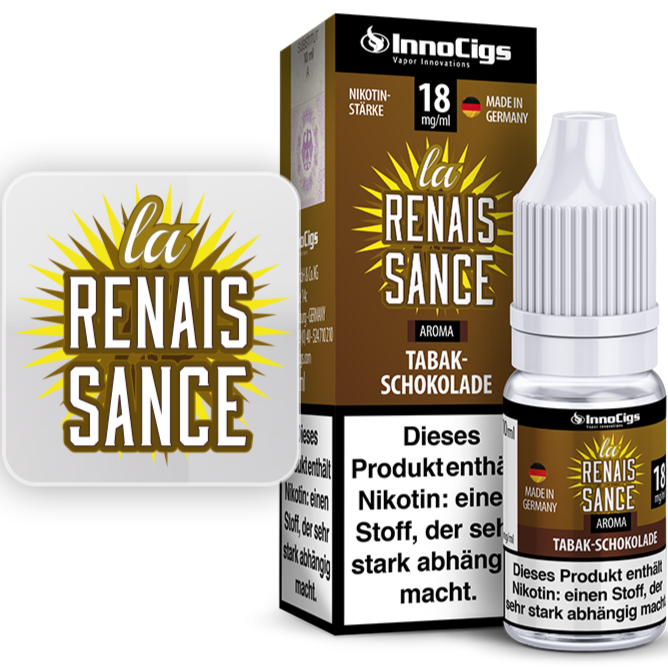 La Renaissance Tabak-Schokoladen Aroma von InnoCigs 10ml Liquid Großhandel