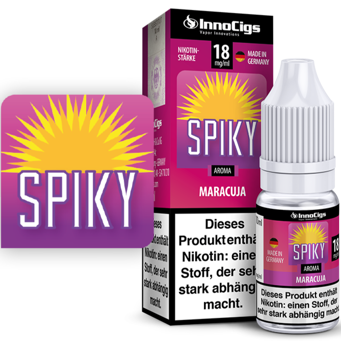 Spiky Maracuja Aroma von InnoCigs 10ml Liquid Großhandel