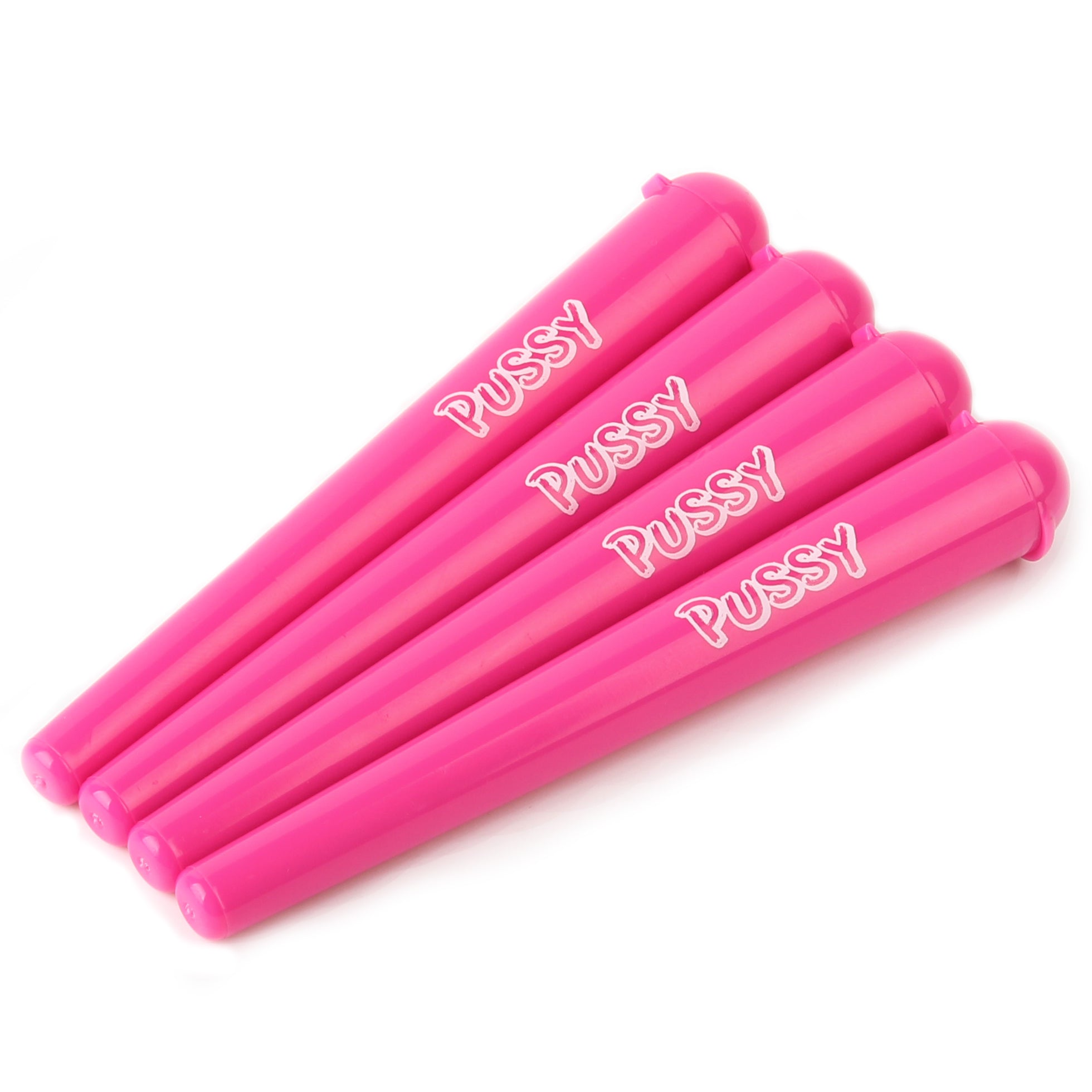 4 x PUSSY Joint Hüllen Case J Tube Hülsen in Rosa Pink