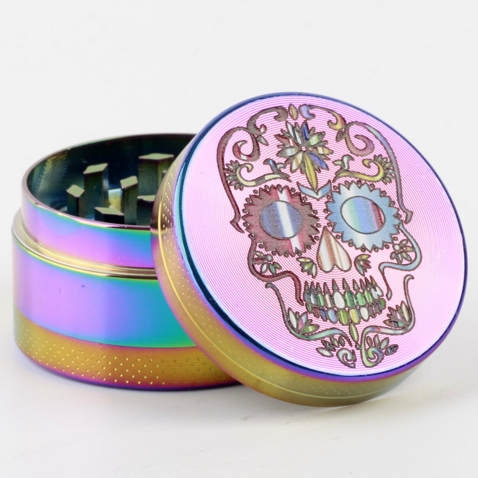 regenbogen totenkopf mini grinder three