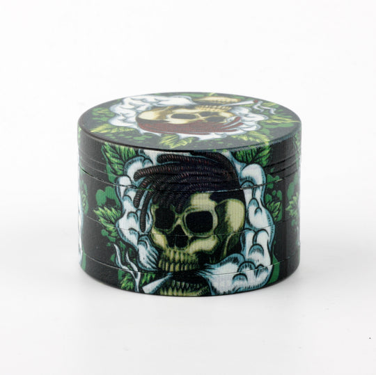 stoned skull totenkopf joint grinder three 3